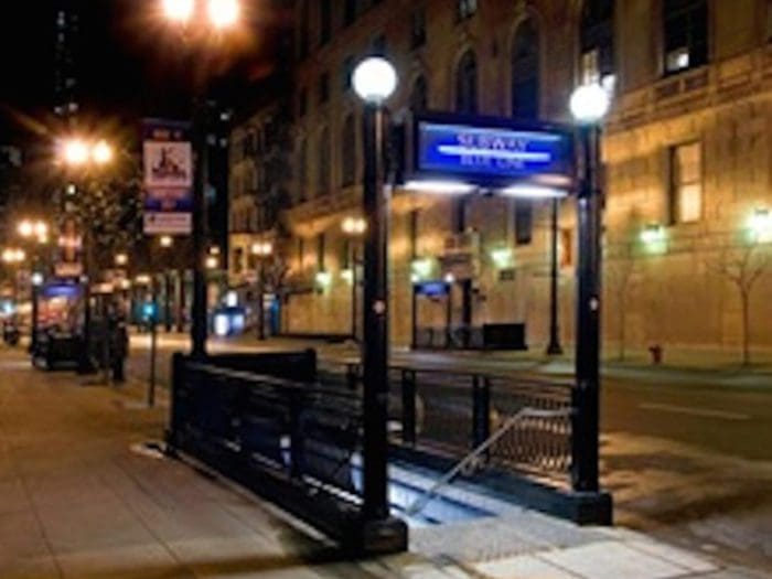 Chicago Transit Authority (CTA) Dearborn & Jackson Subway Entrance ...